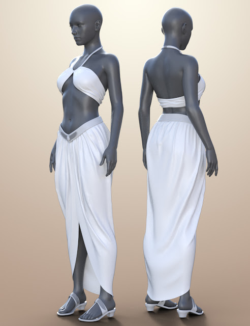 dForce Queen of the Nile Outfit and Hair for Genesis 8 Females: A Timeless Journey through Ancient Egypt