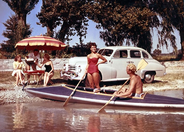 Los bellos anuncios de automóviles Opel en los años 50