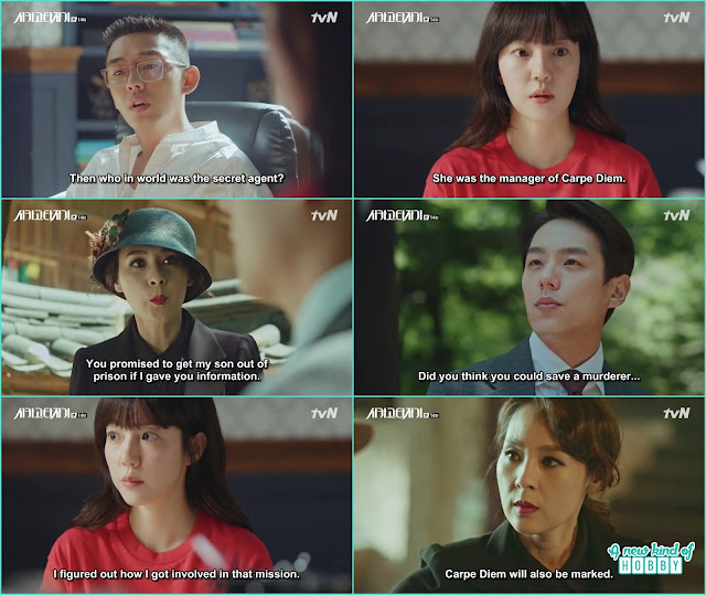 jeon seol was the black ship in joeson youth alliance - Chicago Typewriter: Episode 14 korean Drama