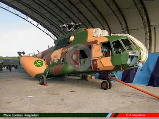 Bangladesh Army Aviation has received 3 brand new Mil-Mi-171sh