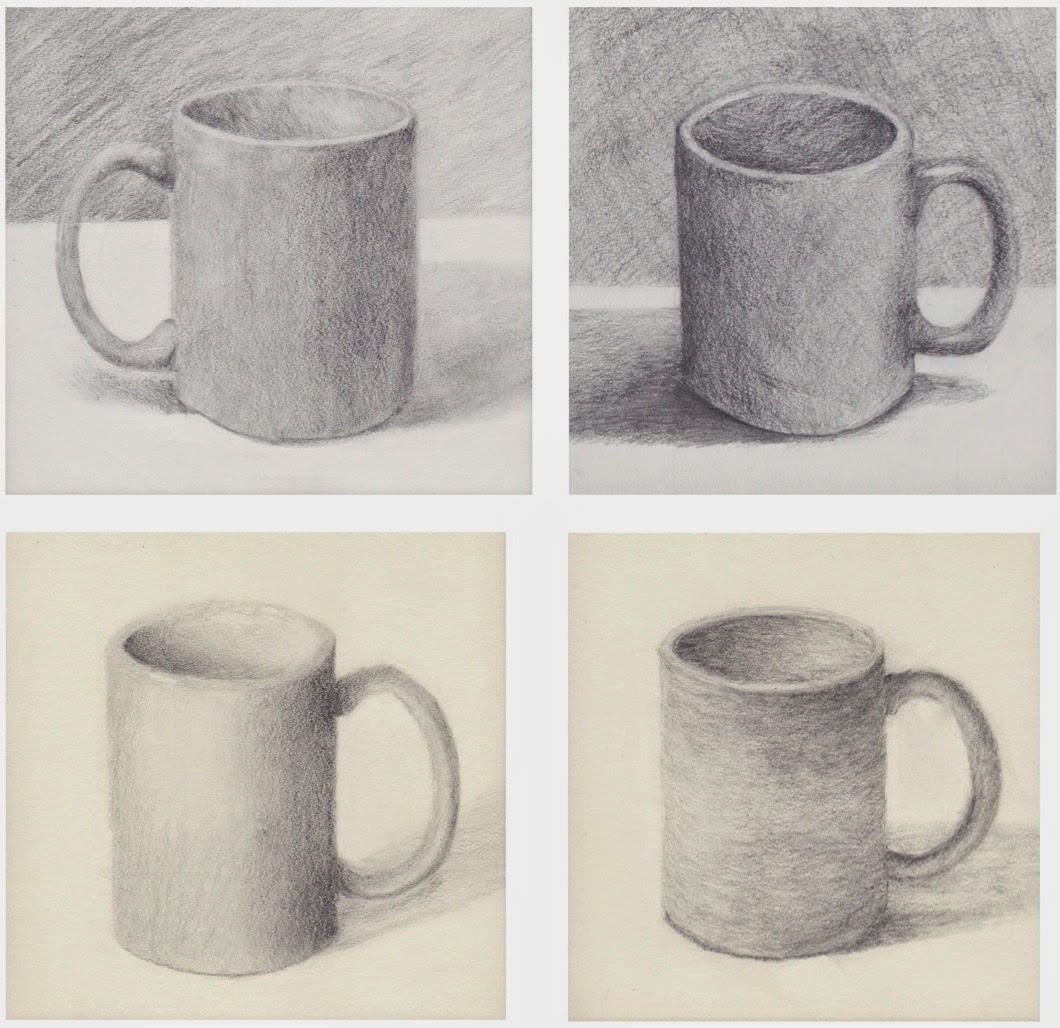 The Rolling Artroom Mug Drawings - 2nd Semester - Drawing 