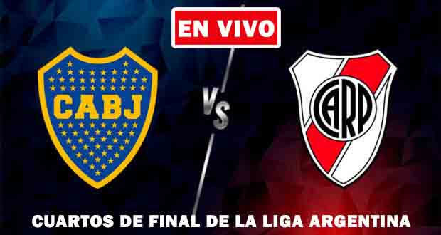 EN VIVO | Boca Juniors vs. River Plate Cuartos de Final de la Liga Argentina ¿Dónde ver el partido online gratis en internet?