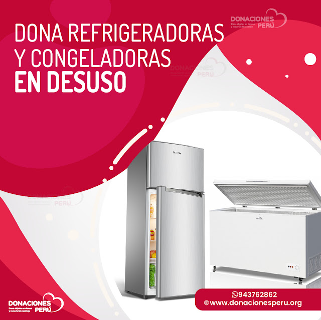 Donaciones de Electrodomésticos en desuso en Lima
