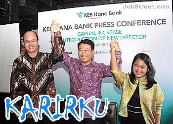 Lowongan Kerja Terbaru 2017 di PT. Bank KEB Hana Indonesia