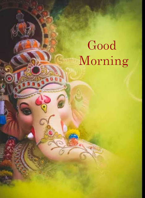 Good Morning Cute Ganesh