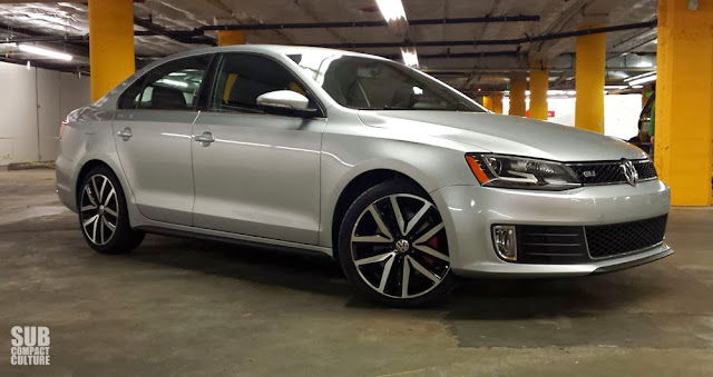 2014 VW Jetta GLI Autobahn in a parking garage