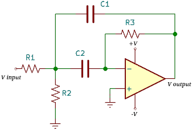 Multi feedback band pass filter