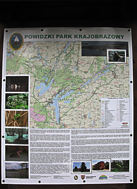 Powidzki Park Krajobrazowy - tablica informacyjna