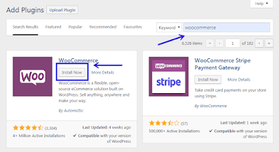 woocommerce installation