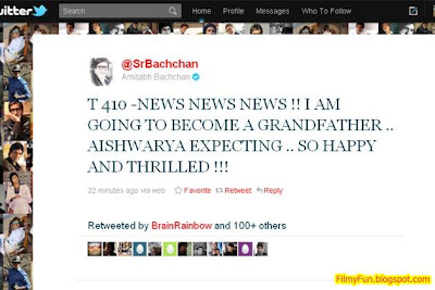 Amitabh Tweet For Aishwarya Pregnant_FilmyFun.blogspot.com