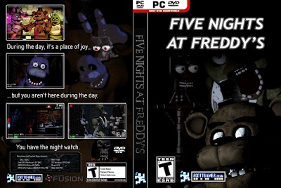 Jogo Five Nights At Freddy's PC DVD Capa