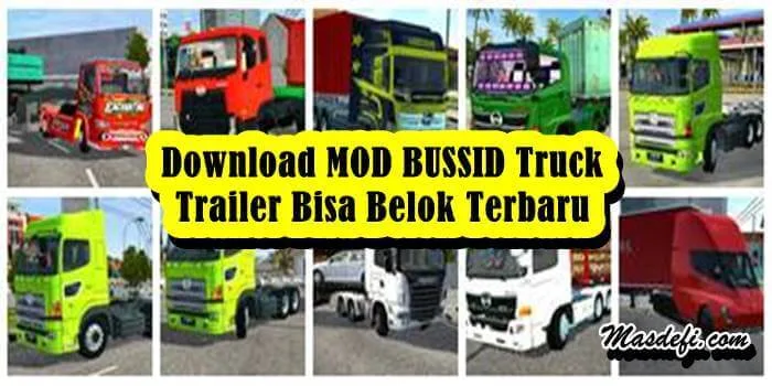 mod bussid trailer