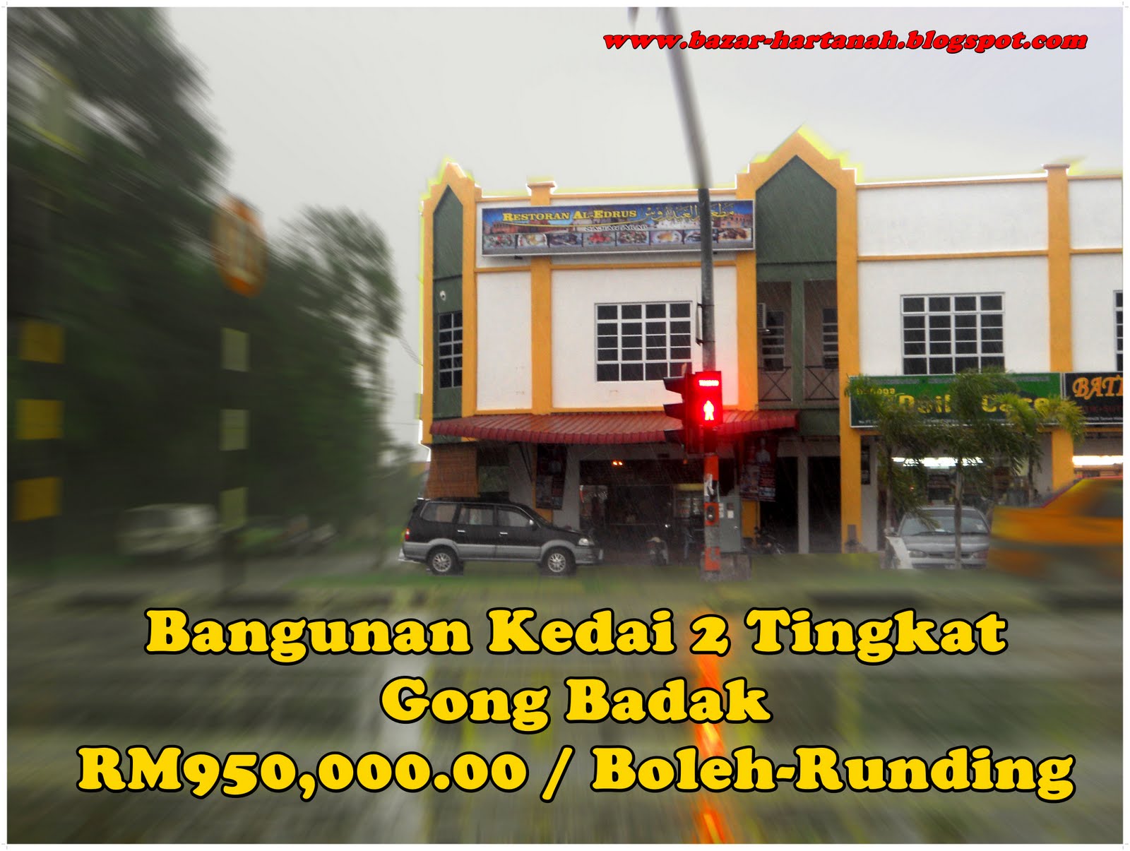 Hartanah Untuk Dijual: Bangunan Kedai di Gong Badak