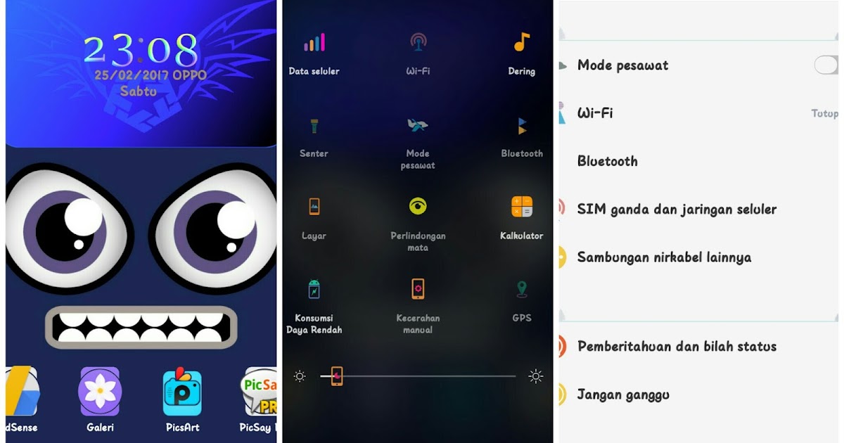 Cara Merubah Tampilan Sinyal OPPO A37f Neo 9 bungdani com