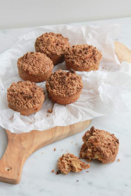 appelkruimel muffins - www.desmaakvancecile.com