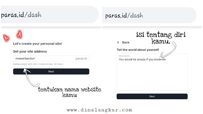 Bikin Situs pribadi gak pakai ribet di Paras.id