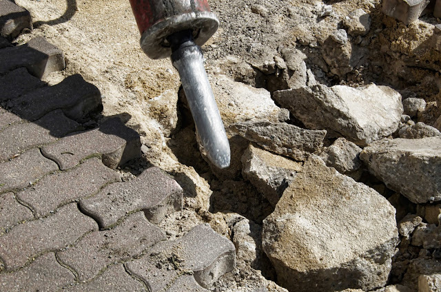 Baustelle Wasserkaskaden am Fernsehturm, Neptunbrunnen, Karl-Liebknecht-Straße 8, 10178 Berlin, 16.04.2014