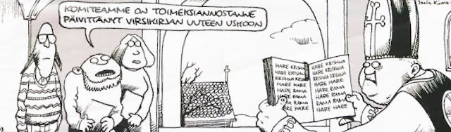 Cartoon From a Finnish Newspaper