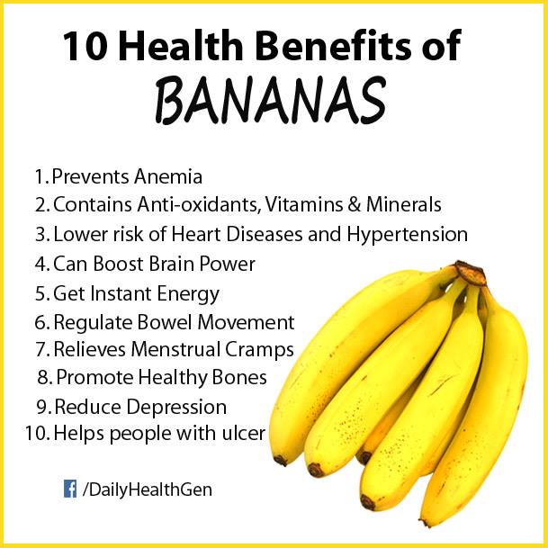 Useful Info and Health Tips-Laughing Colors-Healthy Benefits of banana