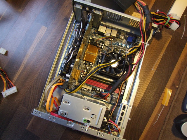 mATX computer in a MICKE drawer unit