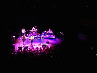 an image from the balcony of the Indigo Girls concert in Chicago