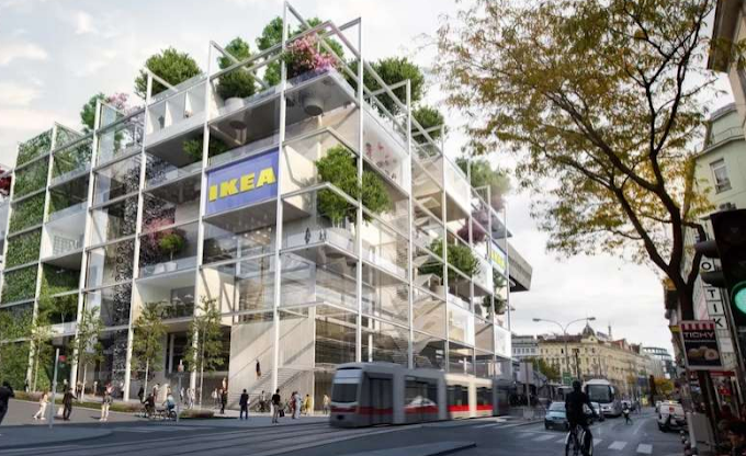 Toko Baru IKEA yang berkonsep Hutan Vertikal