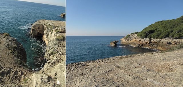 GR-92, Torredembarra a Tarragona, camí entre boscos i penyasegats