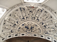 Cathedral alcove ceiling