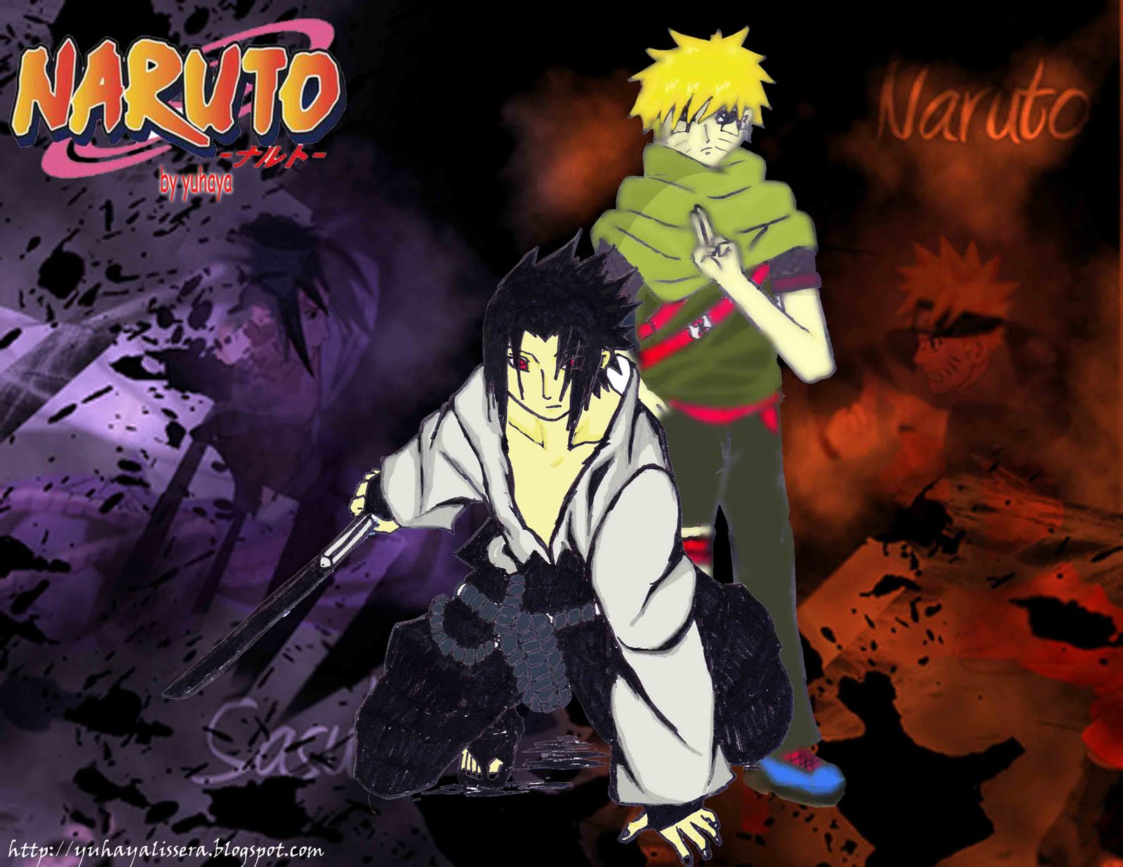 Yuhaya Lissera.Blogspot.com: Naruto dan Sasuke by yura
