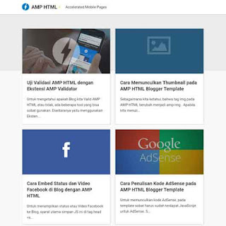 AMP HTML Blogger Template [By Kang Ismet]