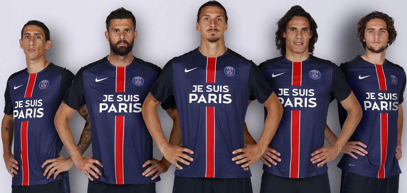 Psg スポンサーを消した Je Suis Paris 私はパリ ユニフォーム ユニ11