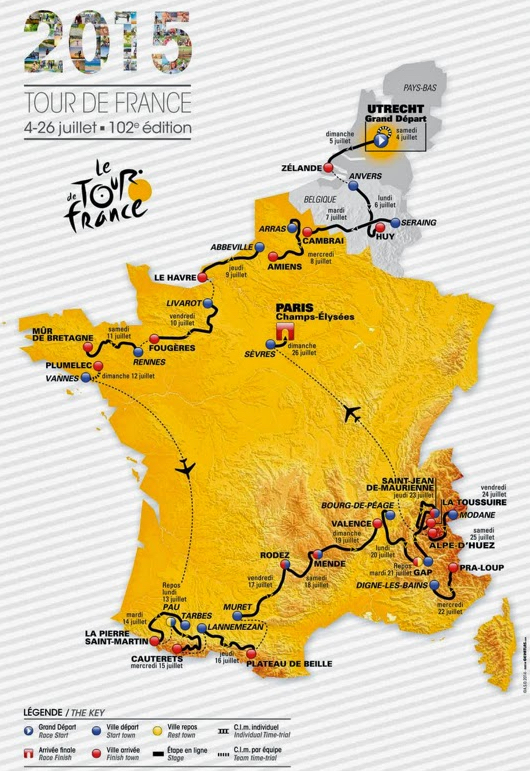 Afbeeldingen van route tour de france utrecht - Route Tour De France Utrecht