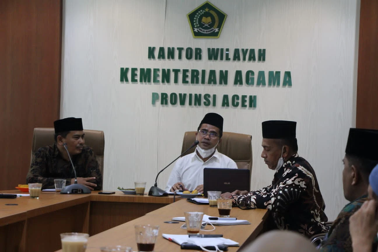 Kanwil Kemenag dan Disdik Dayah Aceh Gelar Rapat Persiapan Pelaksanaan Hari Santri