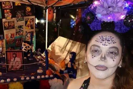 Erika Renée celebra el día de muertos