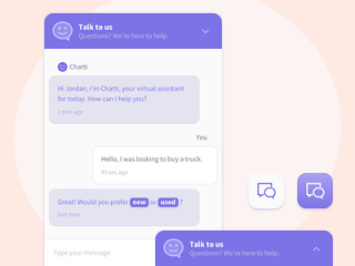 Chatbot UI Template Design