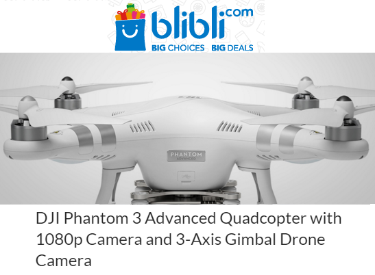 Jual Drone DJI Phantom 3 Advanced Original