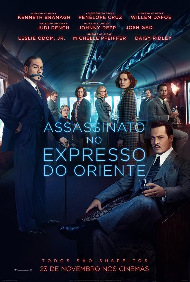 'Assassinato no Expresso do Oriente', filme com Johnny Depp e Kenneth Branagh, estreia hoje no Brasil | Ordem da Fênix Brasileira