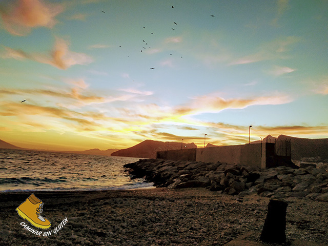 ATARDECER OTOÑAL EN LA CALA EL RACO DE CALPE