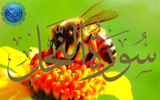 سوره النحل مكتوبة كاملة بالتشكيل من المصحف سورة  النحل مكتوبة بخط كبير سورة النحل مكية
