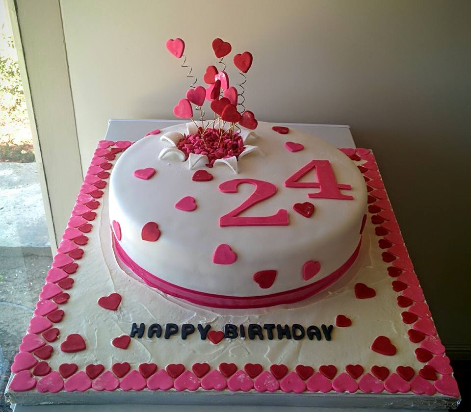 My 24th birthday Cake | Flickr - Photo Sharing!