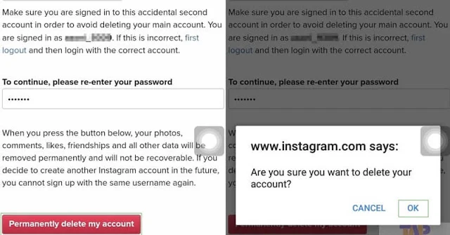 How to temporarily deactivate an Instagram account Long Shadow