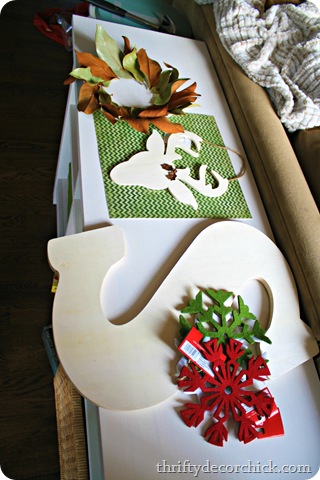 DIY Christmas art