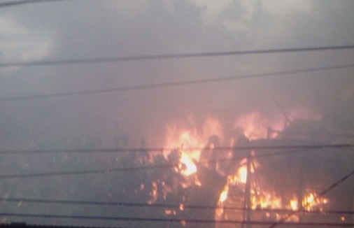 Kebakaran Landa Jln. Sayrief Al Qadri, Benteng Selayar