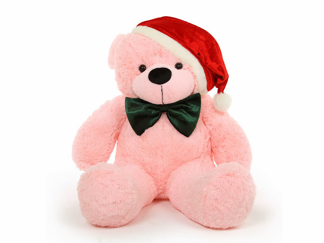 Best Christmas Teddy Bear HD Wallpaper Free