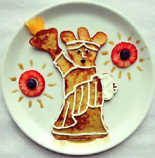 food art, toast project by Ida Skivenes