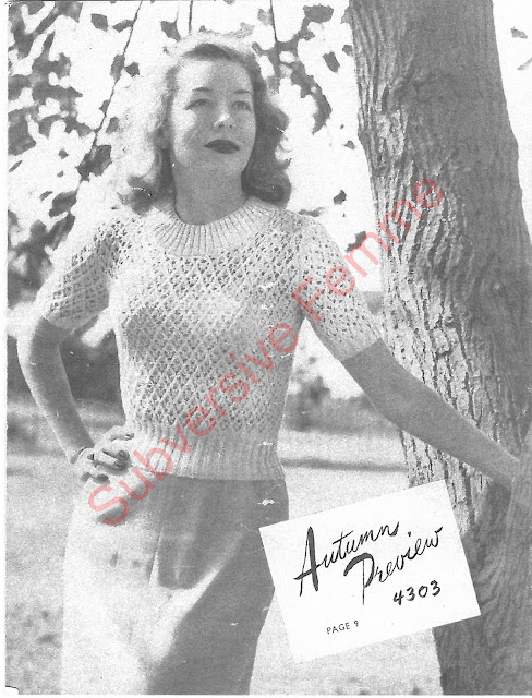 The Vintage Pattern Files: Free 1950's Knitting Patterns - Twin-Prufe Series No.144