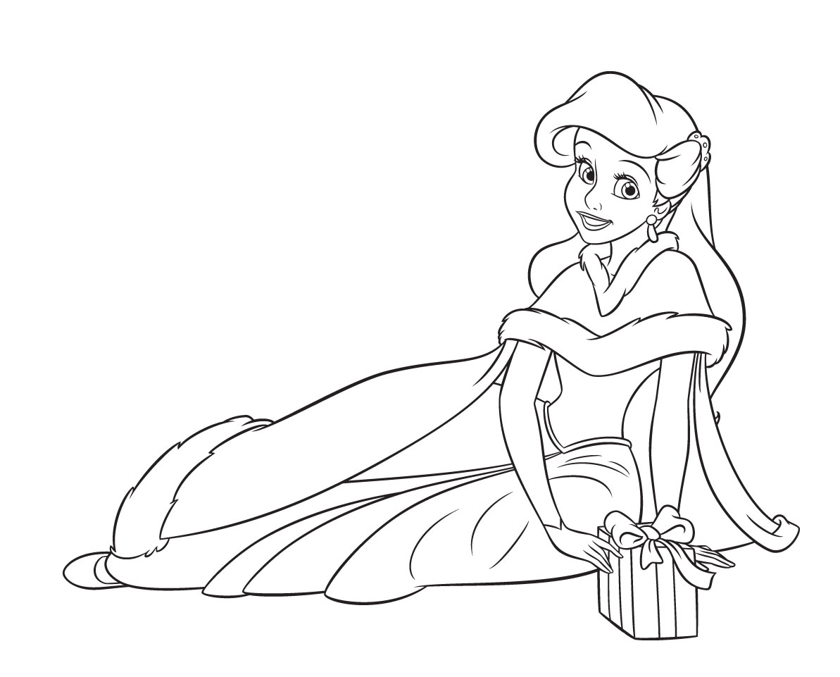 Ariel Princess Coloring Pages