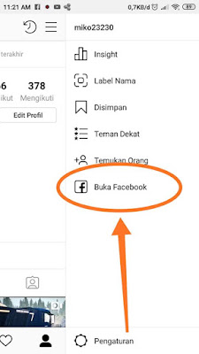 Cara Menghubungkan Instagram ke akun Facebook
