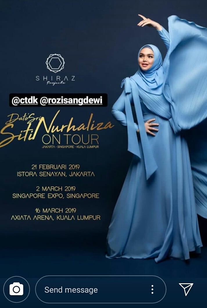 Faceblogisra: Dato Sri Siti Nurhaliza On Tour KUALA LUMPUR ...