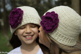 Cap Madre e Hija en Crochet Paso a Paso Con Video Tutorial